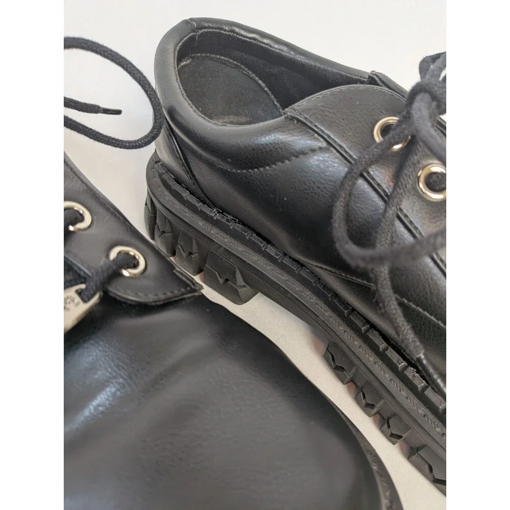 Read* dELiAs Dolls Kill Oxford Platform Chunky Craft Shoes Lace SZ 11 Womens Y2K